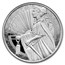 1 oz Silver Round - PAMP USA Lady of Liberty (MTB)