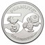 1 oz Silver Round - Peanuts (Vintage, 50th Celebration)