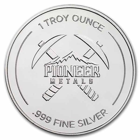 1 oz Silver Round - Pioneer Metals