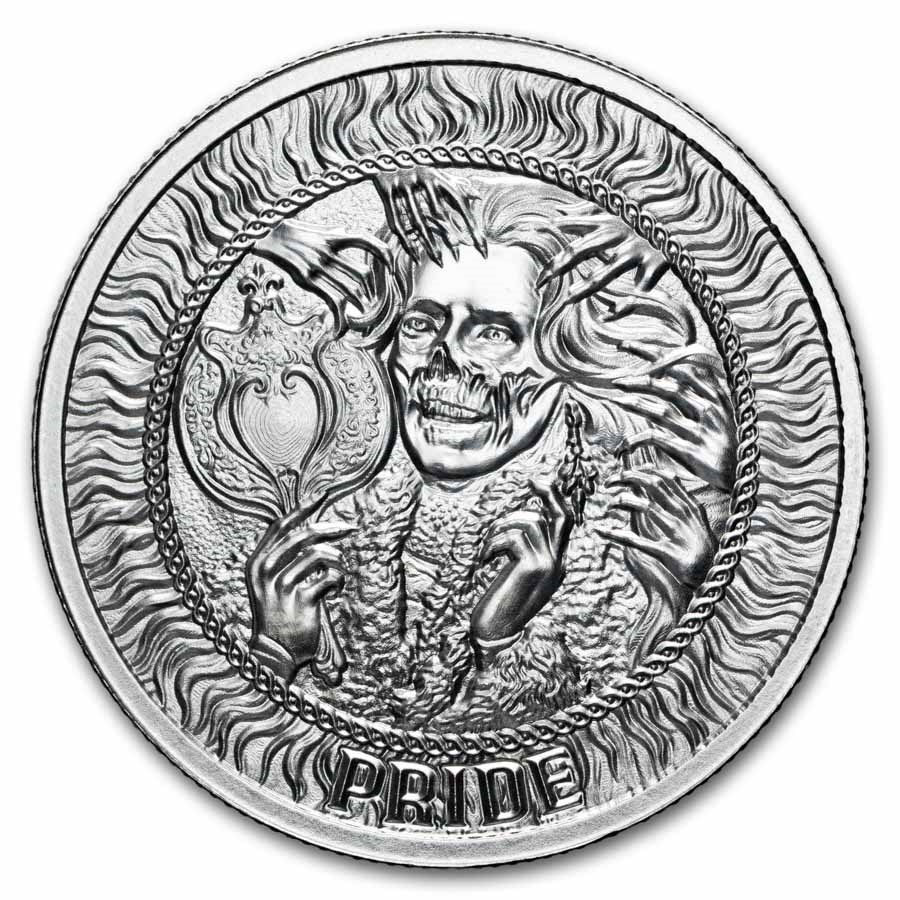 1 oz Silver Round - Pride (Seven Deadly Sins)