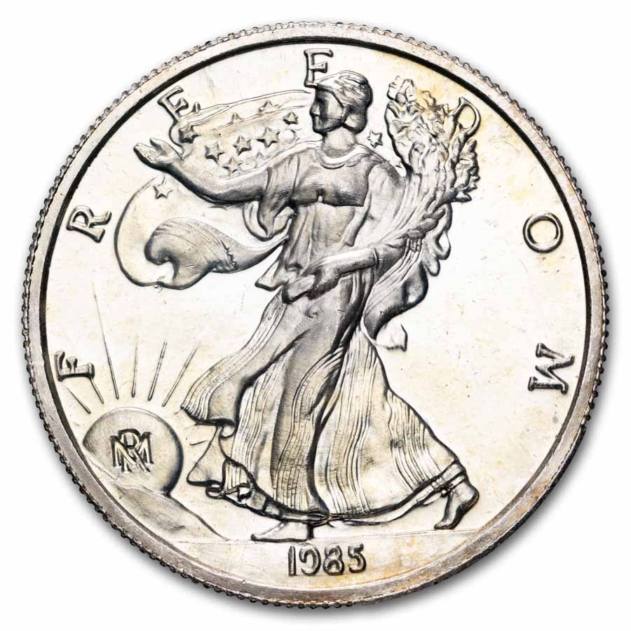 1 oz Silver Round - Rarities Mint (1985 Walking Liberty)