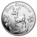 1 oz Silver Round - Reindeer
