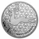 1 oz Silver Round - Reindeer