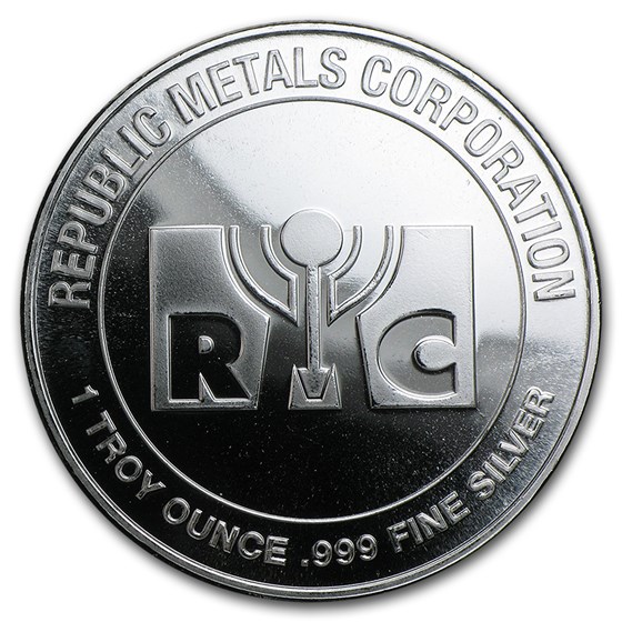 1 oz Silver Round - Republic Metals Corporation (RMC)