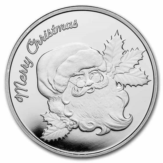 1 oz Silver Round - Santa 1 oz Silver Round - Santa