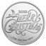 1 oz Silver Round - Santa