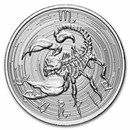 1 oz Silver Round - Scorpio (Zombie Zodiacs)