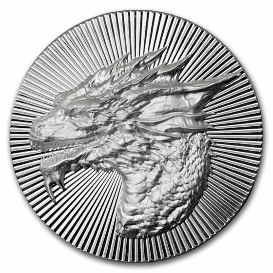 1 oz Silver Round - Scottsdale Dragon Stacker®