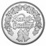 1 oz Silver Round - Season's Greetings Wreath