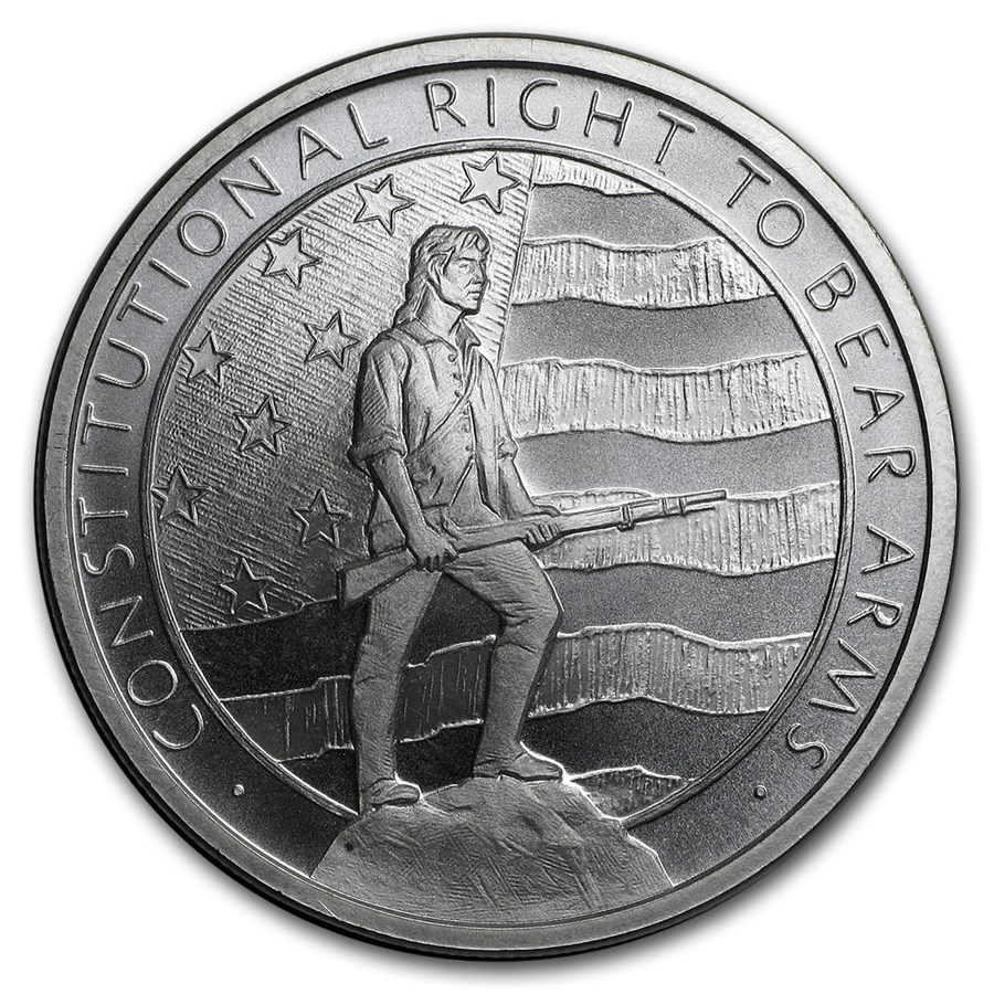 1 oz Silver Round - Second Amendment (Right to Bear Arms)