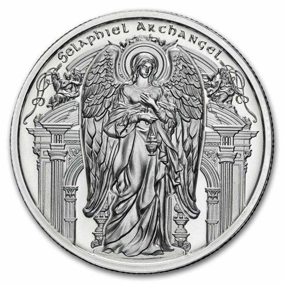 1 oz Silver Round - Selaphiel (Archangel Series)