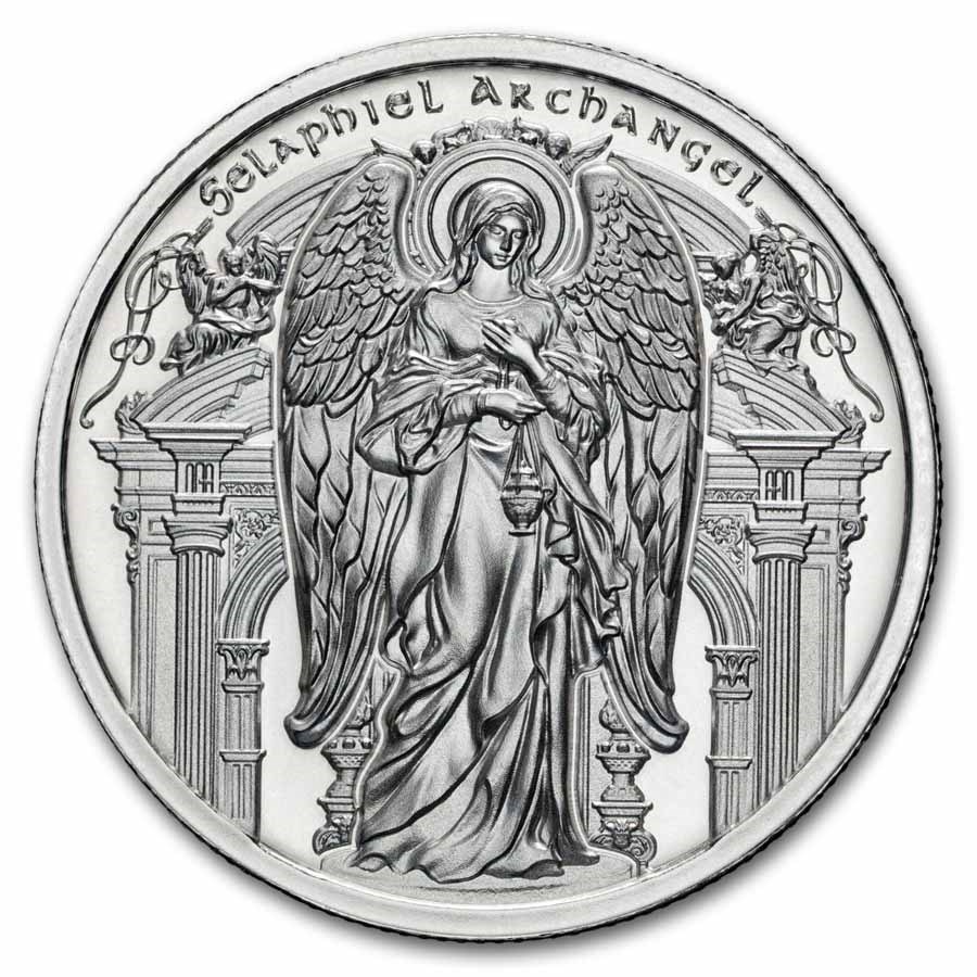 1 oz Silver Round - Selaphiel (Archangel Series)