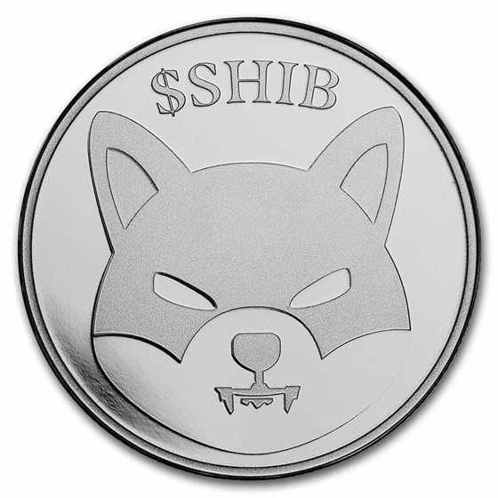 1 oz Silver Round - Shiba Inu