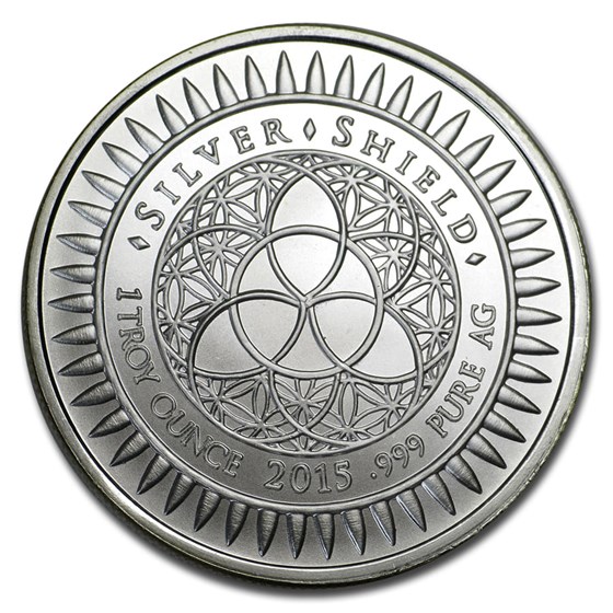 Silver Shield Silver Rounds Buy 1 oz Silver Round - Silver Shield Series (Random Year & Design) | APMEX