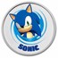 1 oz Silver Round Sonic Colorized (with TEP)