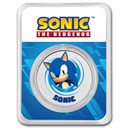 1 oz Silver Round Sonic Colorized (with TEP)