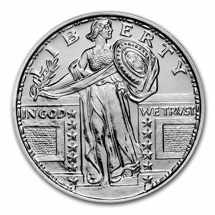 1 oz Statue of Liberty Silver Rounds for Sale - Money Metals