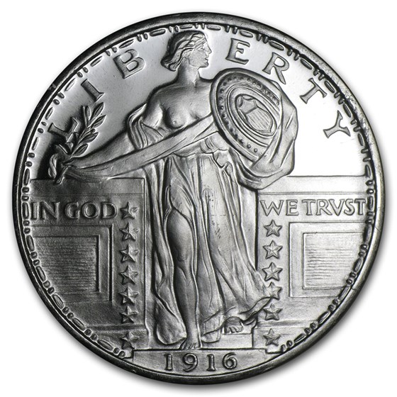 1 oz Silver Round - Standing Liberty 1 oz Silver Round - Standing Liberty