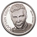 1 oz Silver Round - Star Trek (Captain Kirk)
