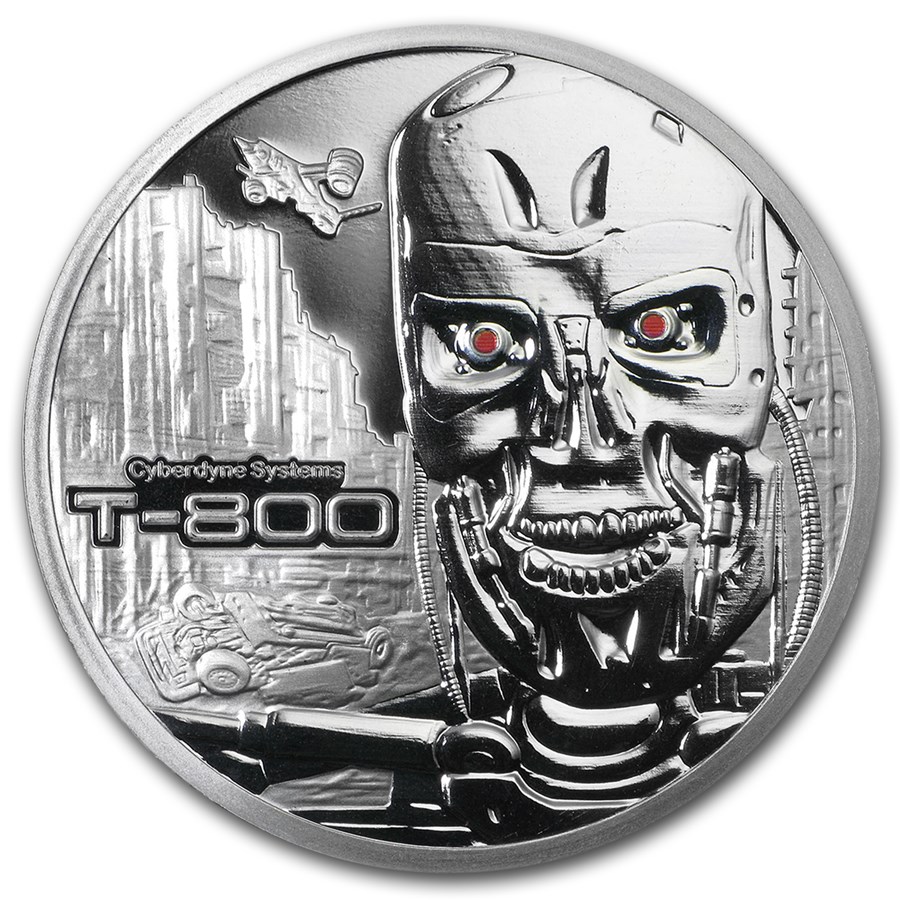 1 oz Silver Round - Terminator T-800