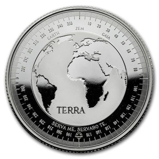 1 oz Silver Round - Terra (Prooflike) 1 oz Silver Round - Terra (Prooflike)
