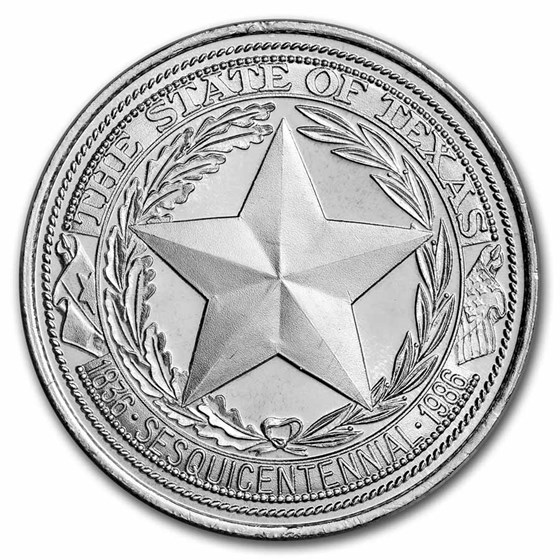 Buy 1 oz Silver Round Texas "The Lone Star State" APMEX
