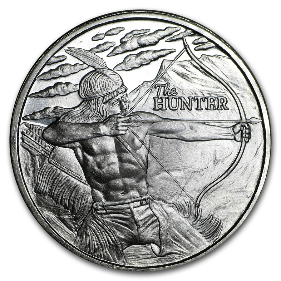 1 oz Silver Round - The Hunter