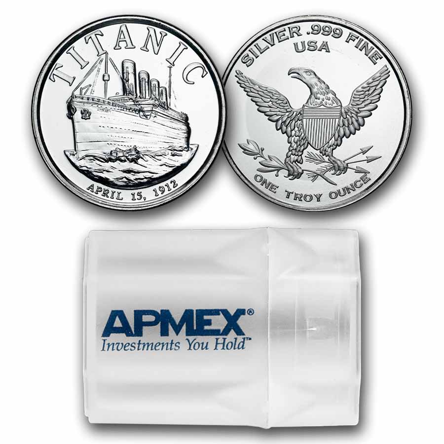 Buy 1 oz Silver Titanic Round | APMEX