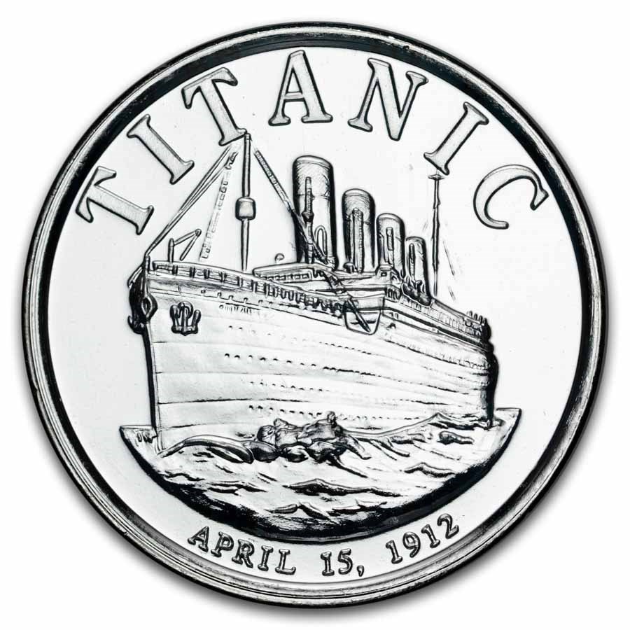 1 oz Silver Round - Titanic
