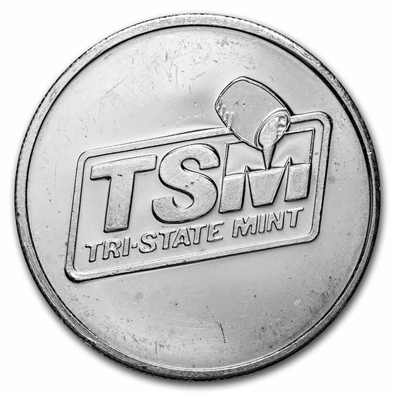 1 oz Silver Round - Tri-State Mint 1 oz Silver Round - Tri-State Mint