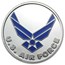 1 oz Silver Round - U.S. Air Force (Enameled, w/Box & Capsule)