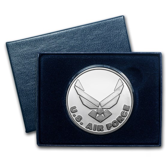 1 oz Silver Round - U.S. Air Force (w/Box & Capsule)
