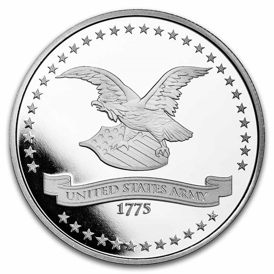 1 oz Silver Round - U.S. Army Vintage