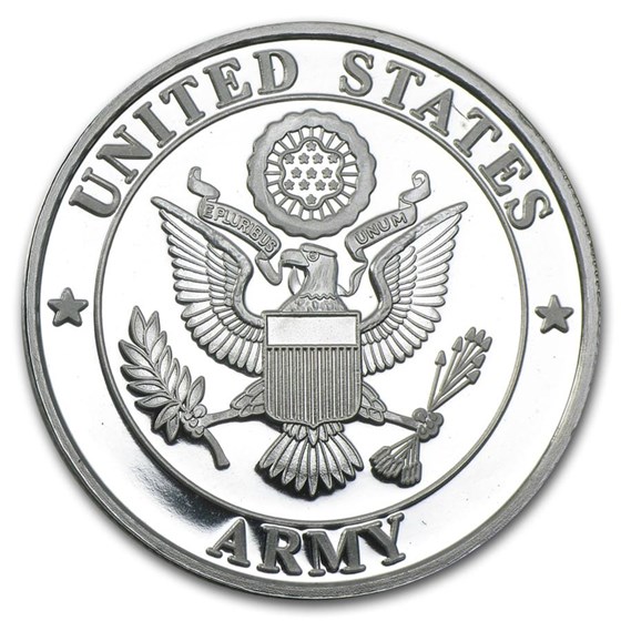 1 oz Silver Round - U.S. Army