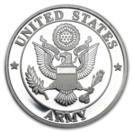 1 oz Silver Round - U.S. Army 1 oz Silver Round - U.S. Army