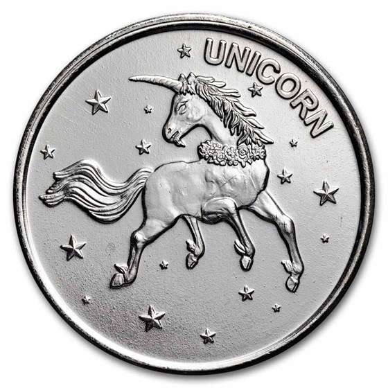 1 oz Silver Round - Unicorn 1 oz Silver Round - Unicorn