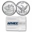 1 oz Silver Round - USS Constitution "Old Ironsides" Sailing Ship