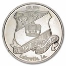 1 oz Silver Round - Vintage 1970's Mardi Gras Doubloon