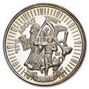 1 oz Silver Round - Vintage 2000's Mardi Gras Doubloon