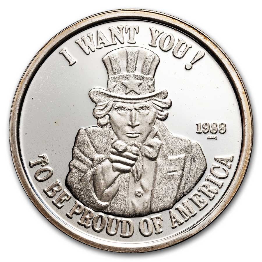 1 oz Silver Round - Vintage AMC (Random Motif)