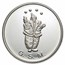 1 oz Silver Round - Vintage Clown Round (GSM)