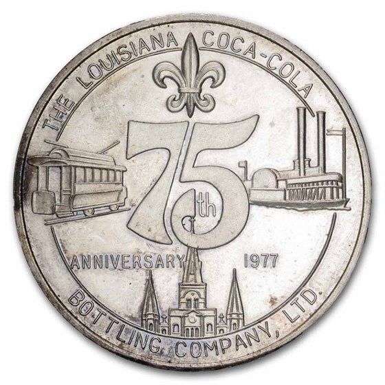 1 oz Silver Round - Vintage Coca Cola (Random Motif)