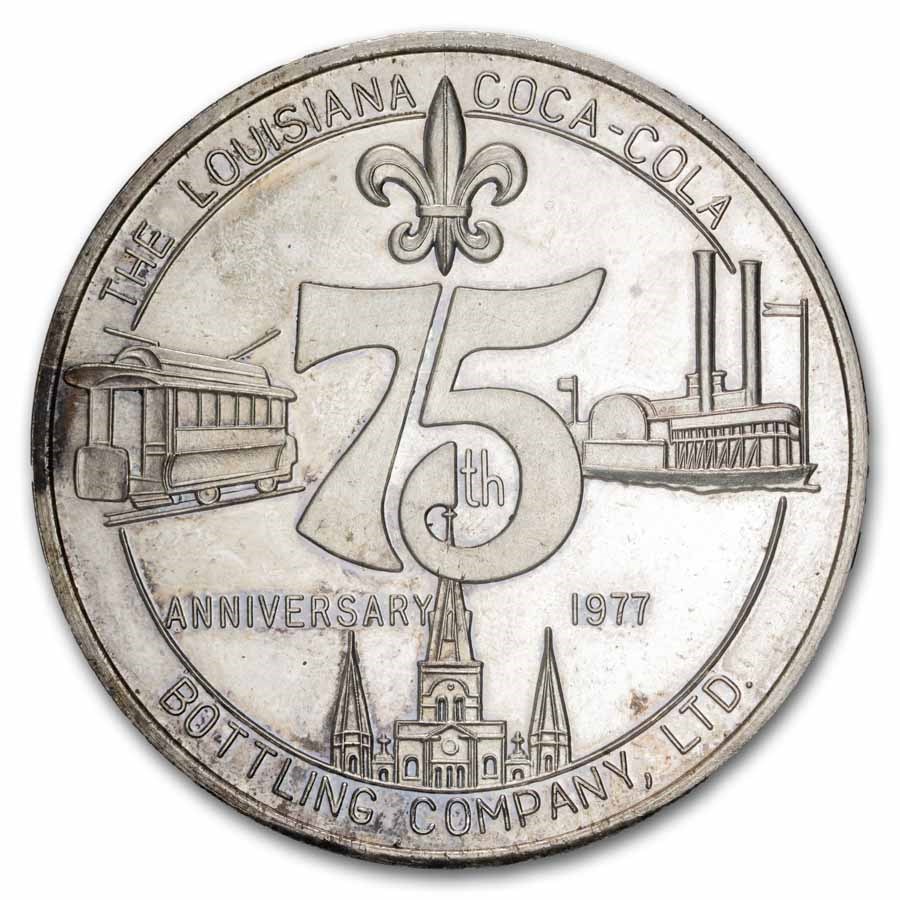 1 oz Silver Round - Vintage Coca Cola (Random Motif)