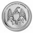 1 oz Silver Round - Vintage Eagle & Flag