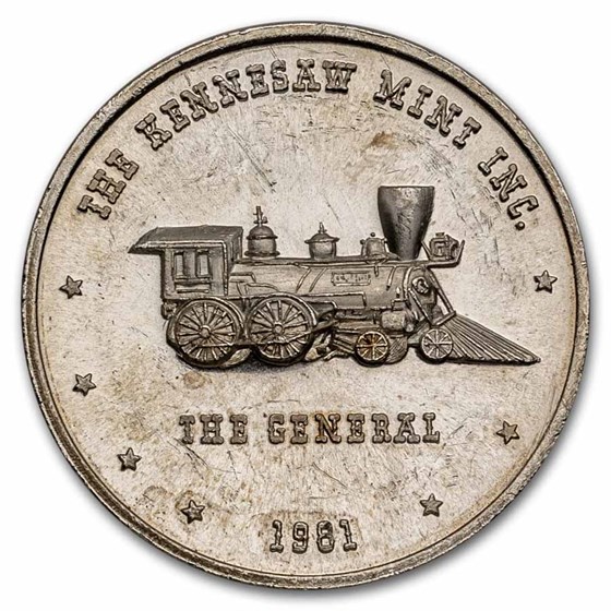 1 oz Silver Round - Vintage Kennesaw Mint (The General) 1 oz Silver Round - Vintage Kennesaw Mint (The General)