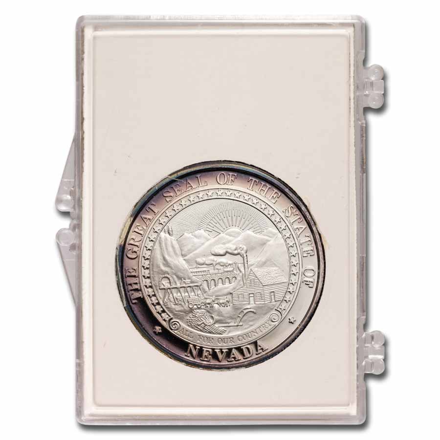 1 oz Silver Round- Virginia City NV (The Big Bonanza w/holder) | eBay