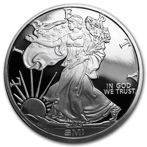 1 oz Silver Round - Walking Liberty (Mint Mark SI)