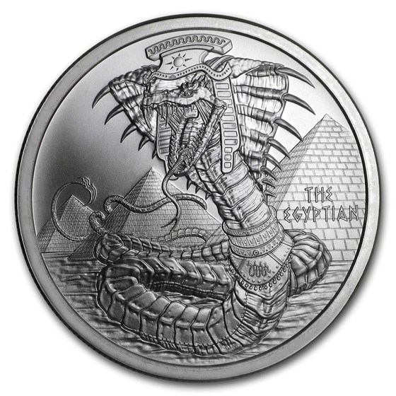 1 oz Silver Round - World of Dragons (The Egyptian)