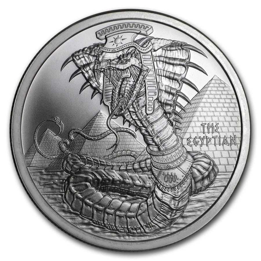 1 oz Silver Round - World of Dragons (The Egyptian)