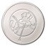 1 oz Silver Round - Yankees Major League Baseball Team Logo